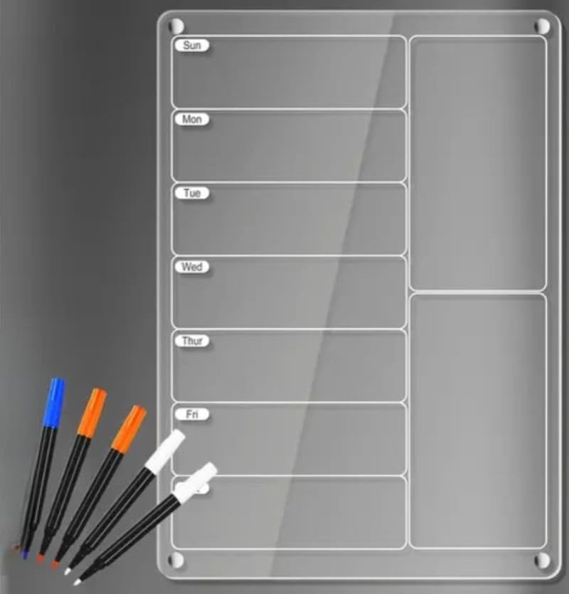Magnetic Acrylic Calender