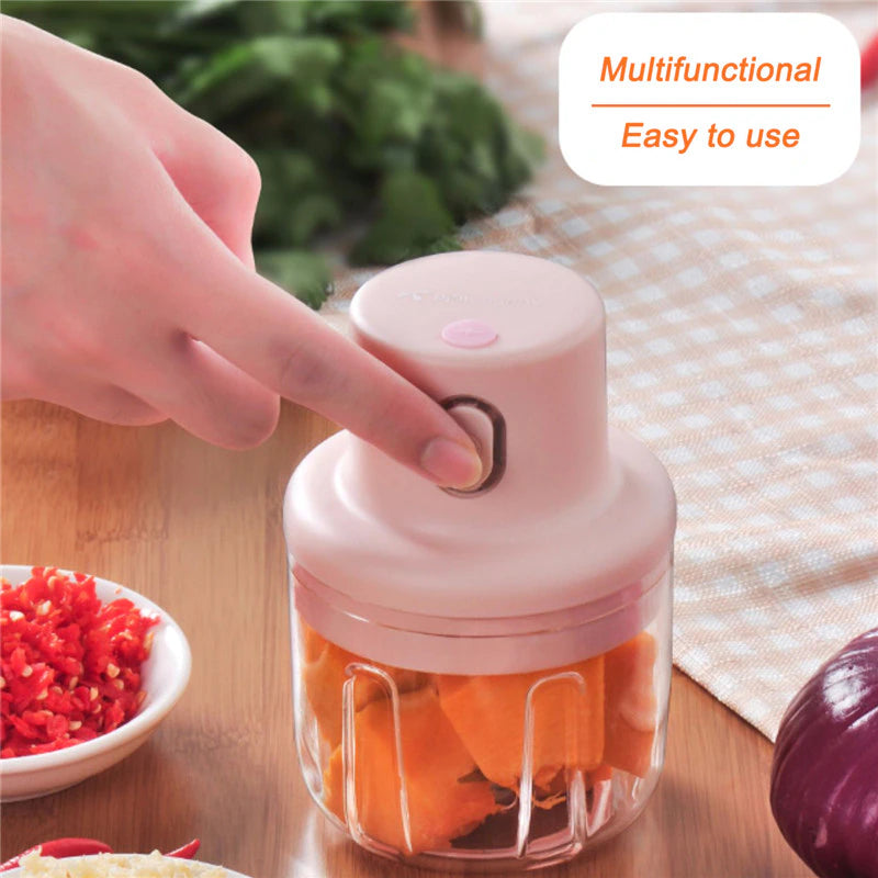 Electric Mini Garlic Vegetable Chopper
