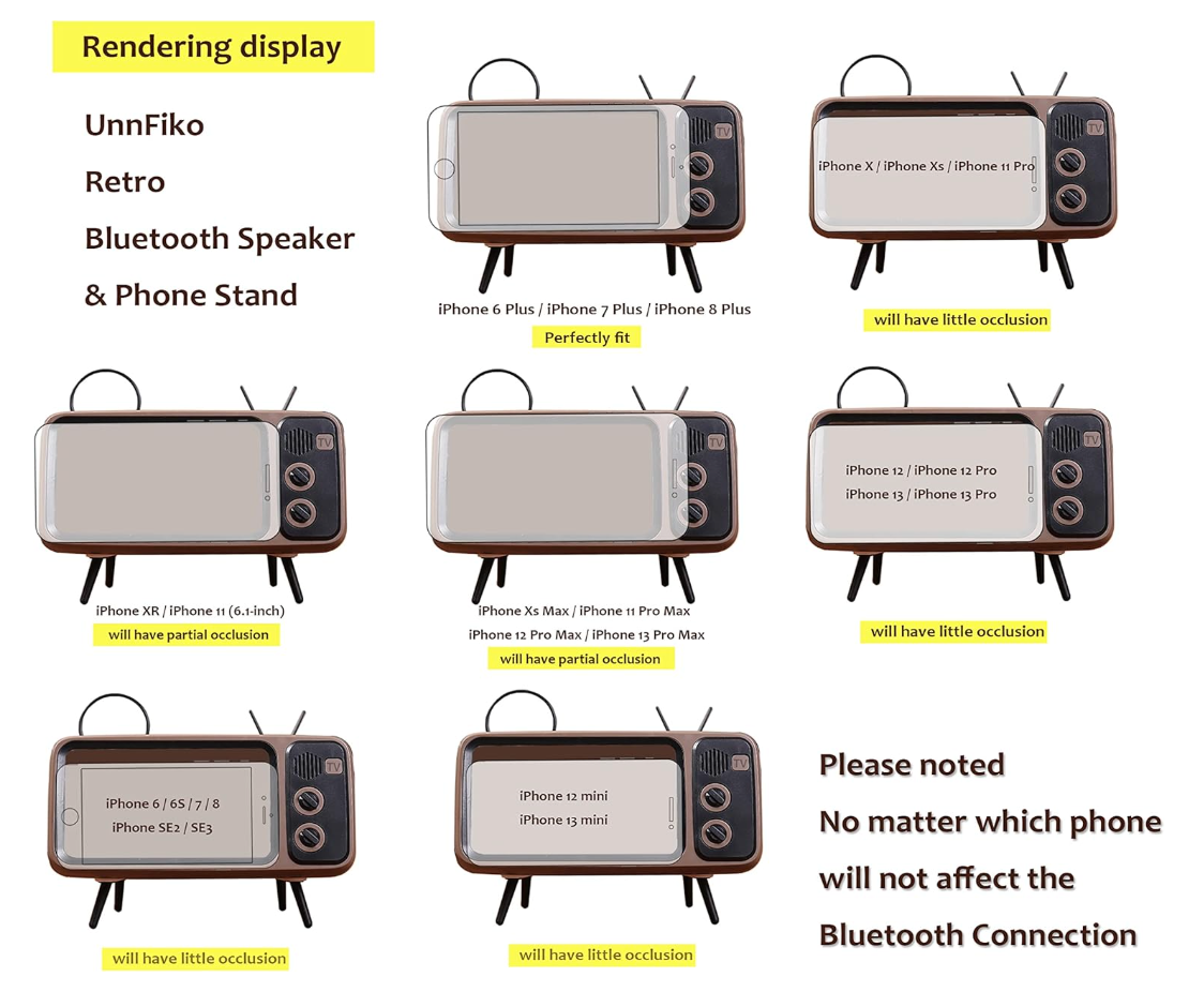 Retro Mini TV Mobile Phone Stand