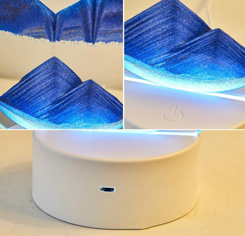 LED Hourglass Table Lamp
