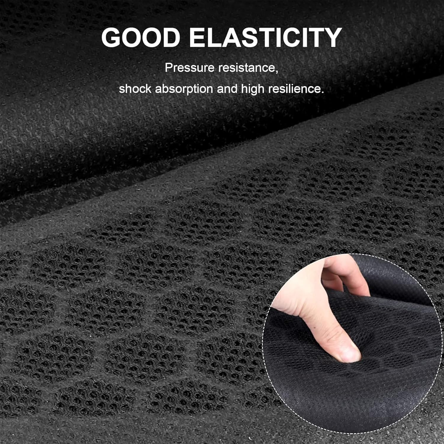 Premium 3D Shock Absorbing Motorcycle Seat Cushion - Ultimate Long Ride Com