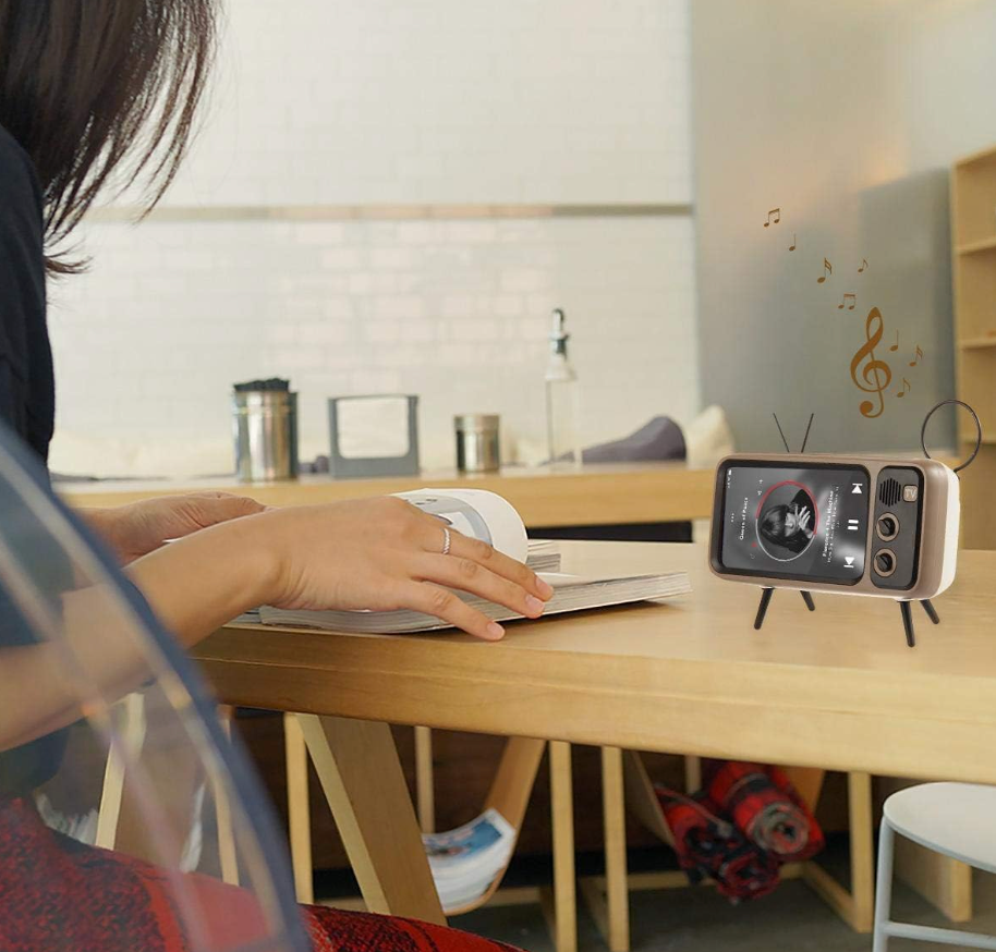 Retro Mini TV Mobile Phone Stand