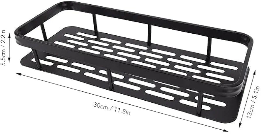 THE SR Brand Plastic Self-Adhesive Multipurpose Wall Mounted Shelves|Space-Saving Storage Organizer Racks for and Accessories|Stylish Wall Stand for Home, Office Use 