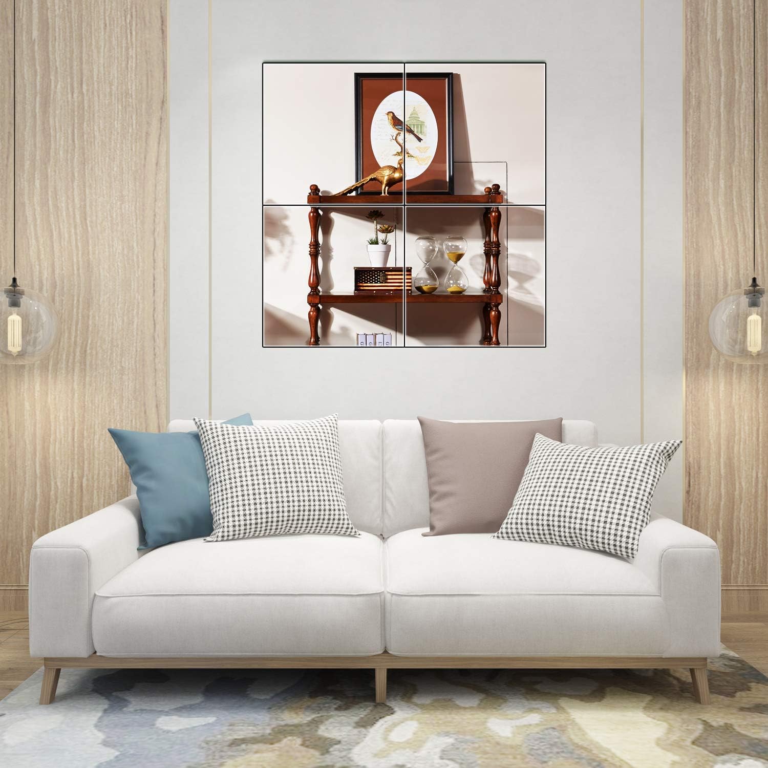 Acrylic Mirror Wall Sticker (1 Pc)