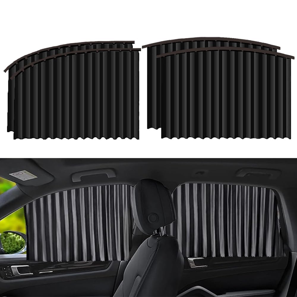Car Sun Shade Curtain (Set of 4)