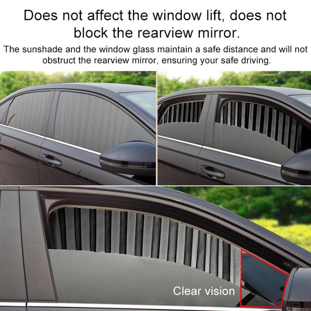 Car Sun Shade Curtain (Set of 4)