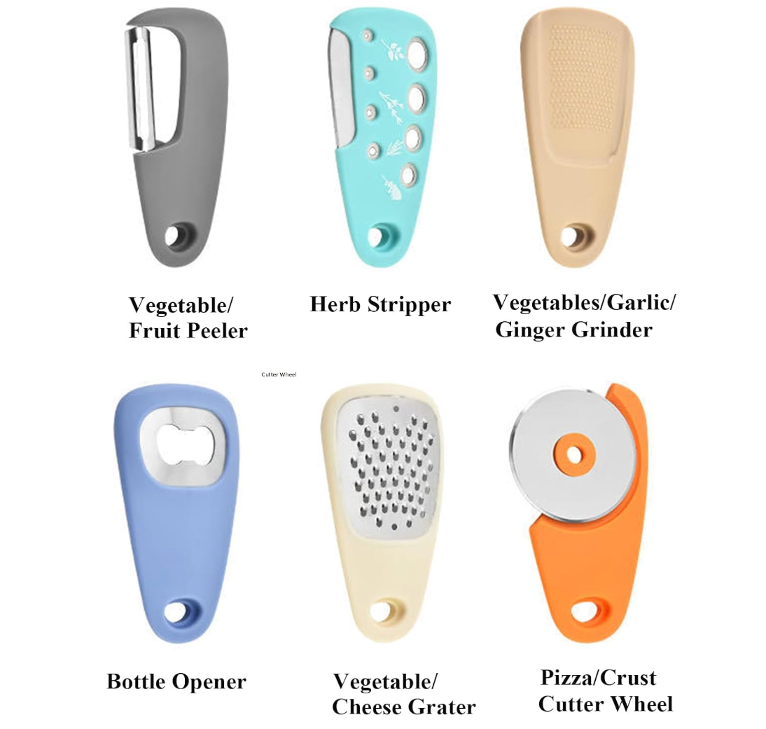 Multi Functional Mini Kitchen Tools Set (6 Pcs)