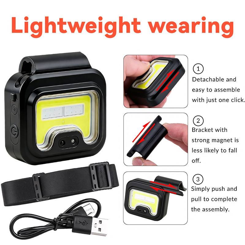 Portable Clip On Wave Sensing LED Torch
