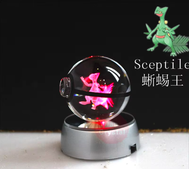 Night Light Jelly Fish Crystal Ball
