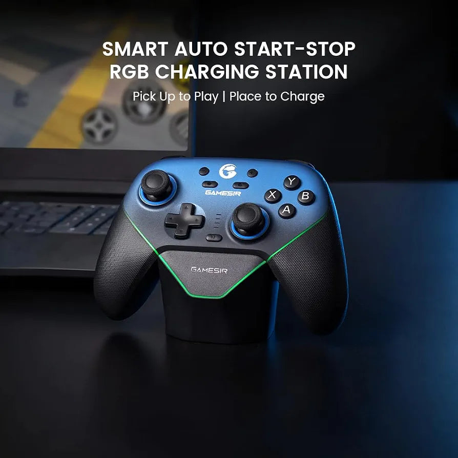 GameSir Super Nova Wireless Gaming Controller for PC/Switch/iOS/Android, 1000Hz Polling Rate, Hall Effect Stick & Trigger, 1000mAh with Charging Dock