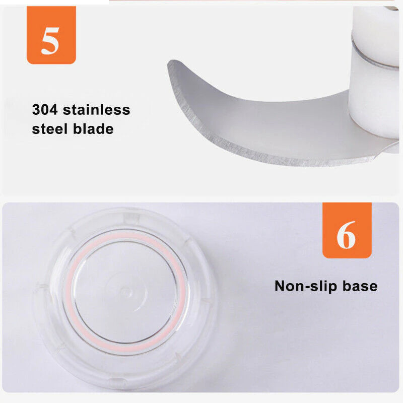 Electric Mini Garlic Vegetable Chopper