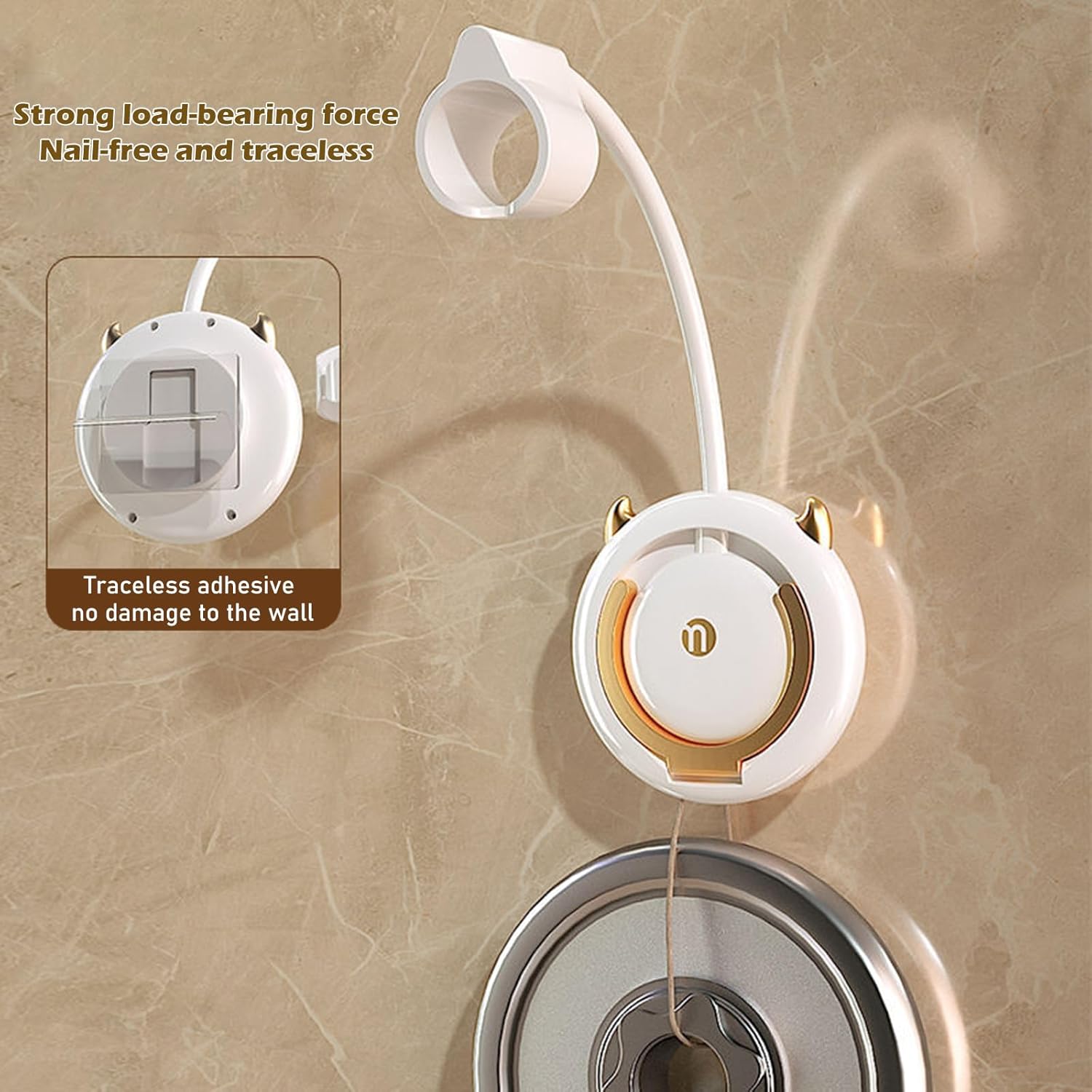 Wall Mounted Hair Dryer Holder