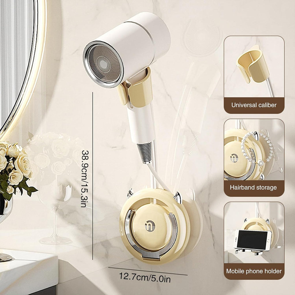 Wall Mounted Hair Dryer Holder