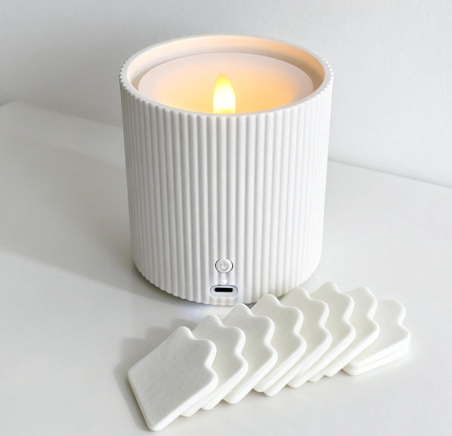 LED Flameless Candle Aromatherapy Diffuser