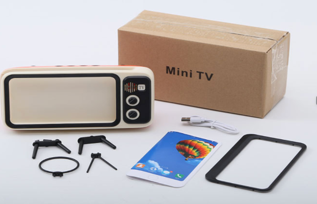 Retro Mini TV Mobile Phone Stand