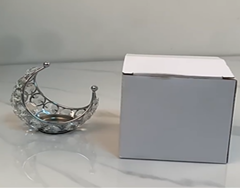 Moon Shaped Tea Light Candle Holder