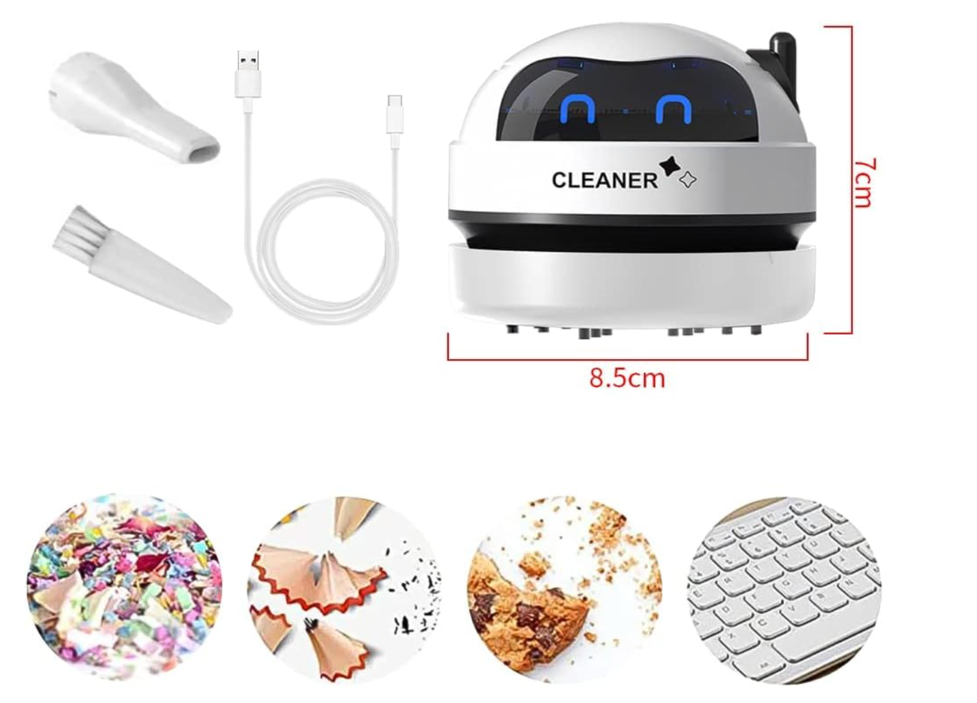 Mini Desktop Vacuum Cleaner