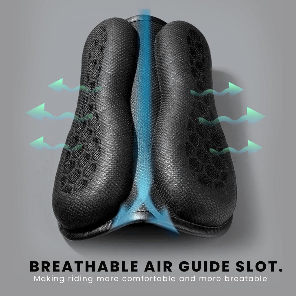 Premium 3D Shock Absorbing Motorcycle Seat Cushion - Ultimate Long Ride Com