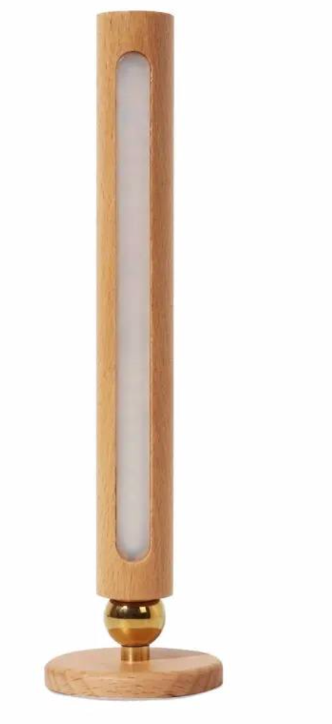 360° Rotatable Wooden LED Wall Lamp