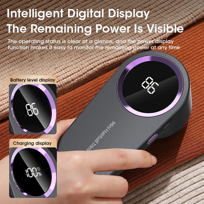 Mini Lint Remover With HD Display
