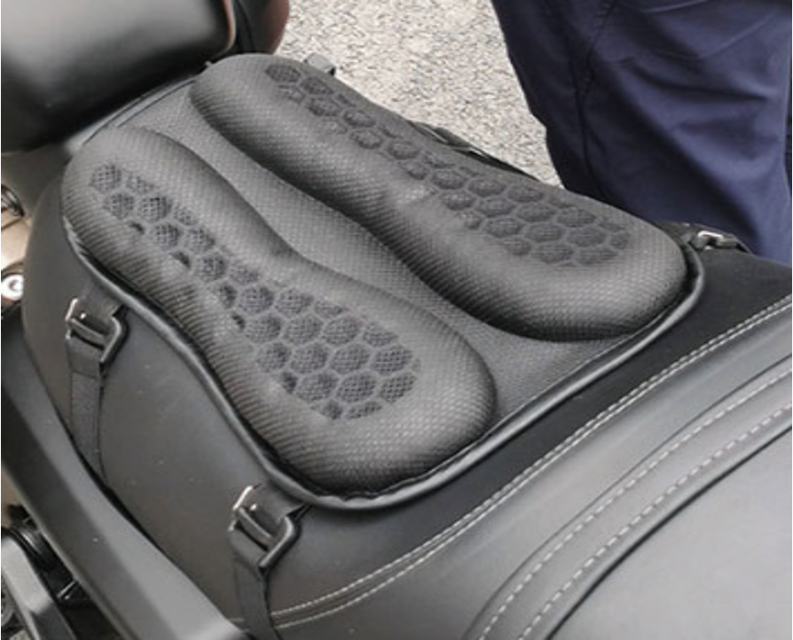 Premium 3D Shock Absorbing Motorcycle Seat Cushion - Ultimate Long Ride Com