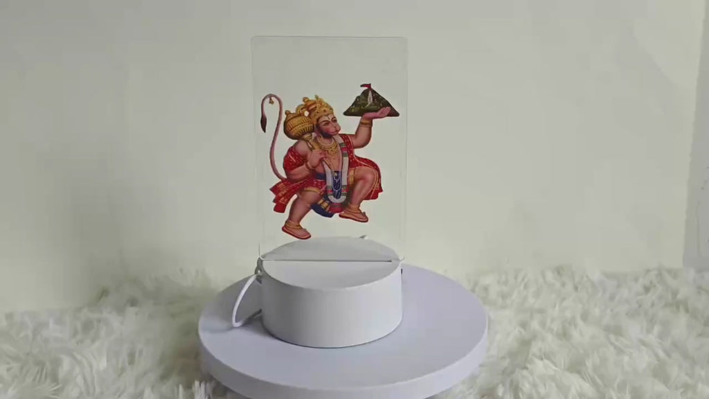 3D Lord Ganesh Light Frame