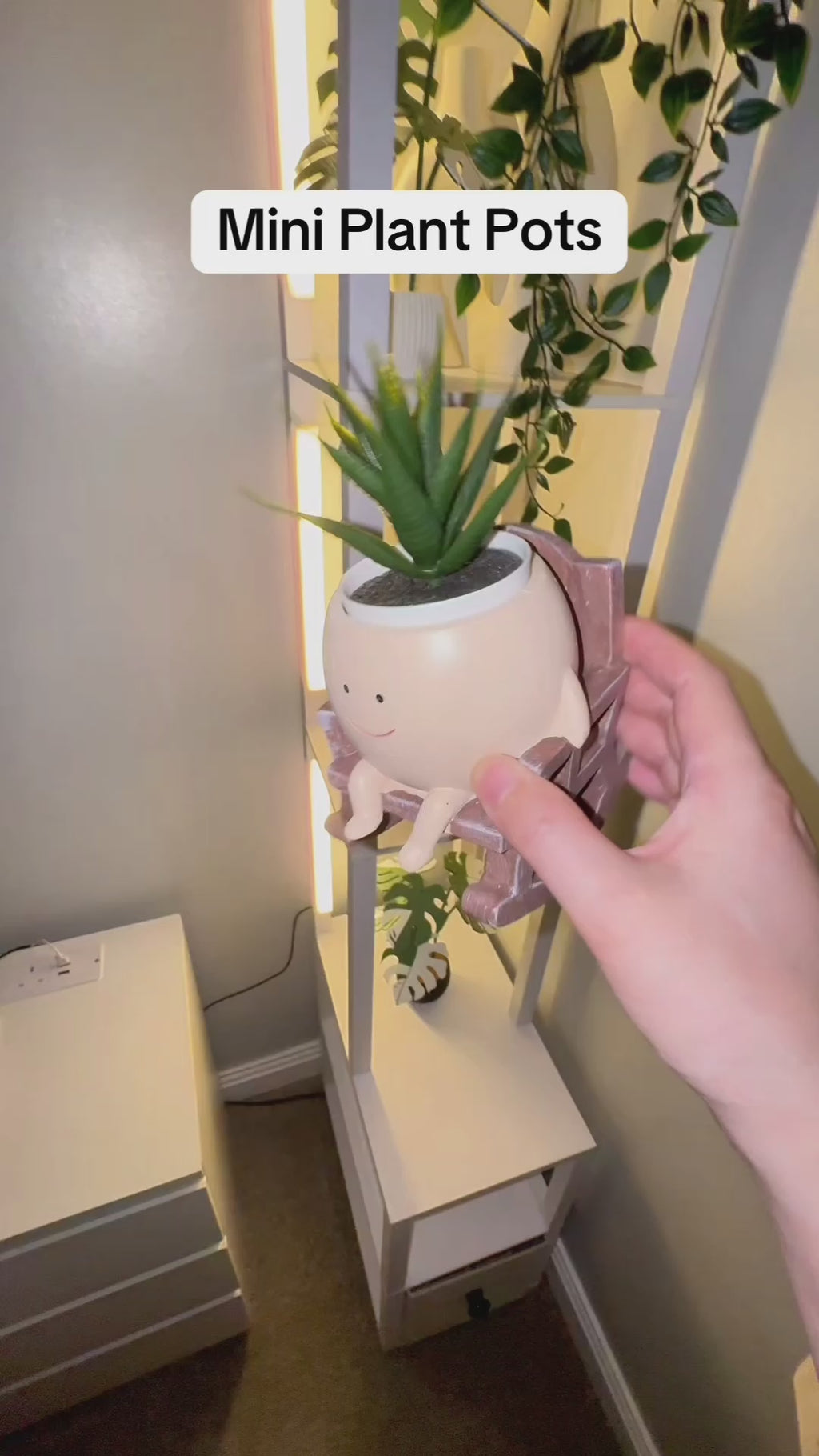 Rocking Chair Plant Pot