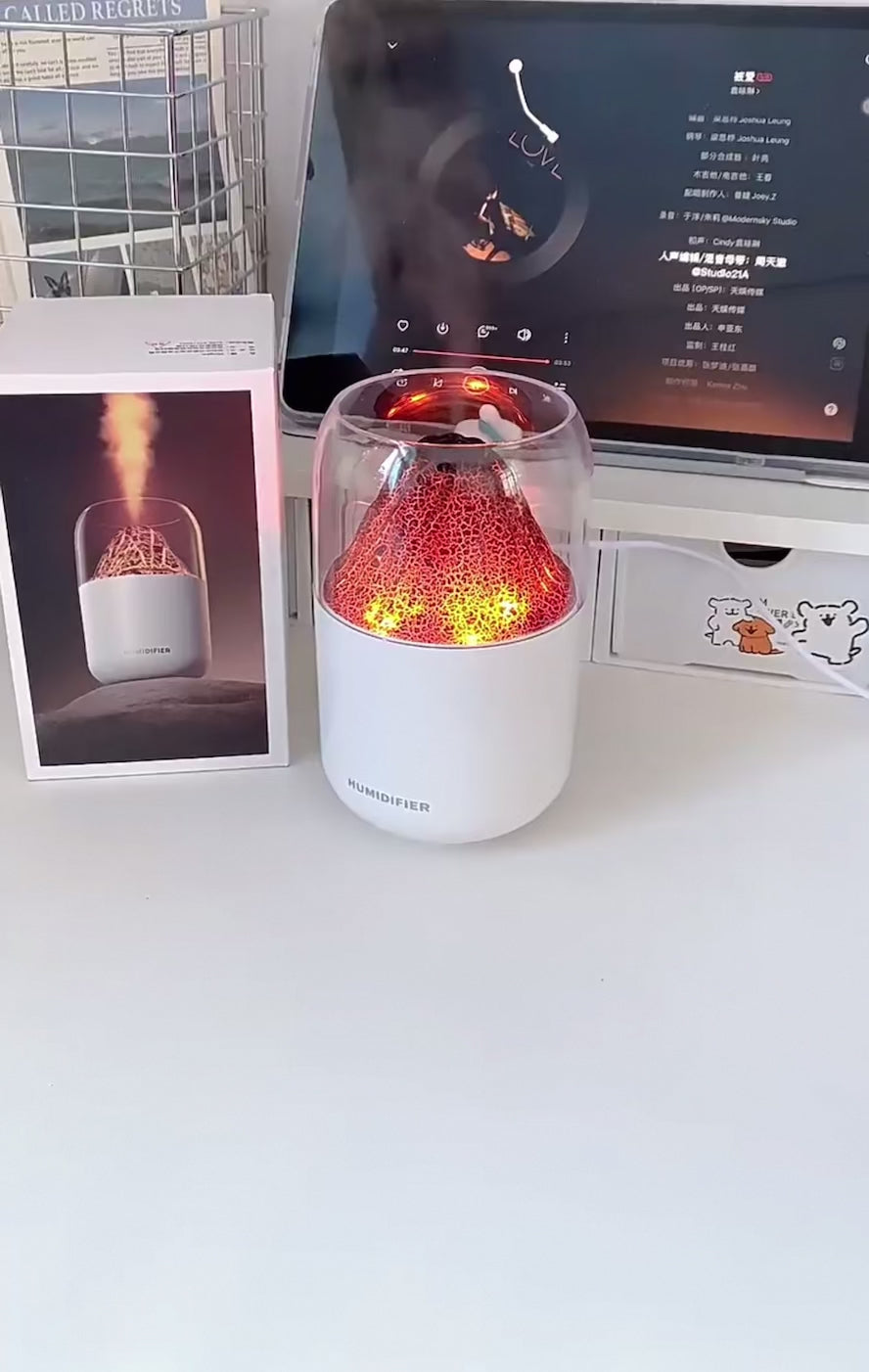 Volcano Humidifier For Bedroom