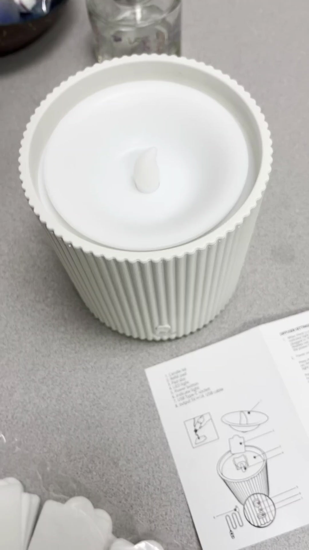 LED Flameless Candle Aromatherapy Diffuser