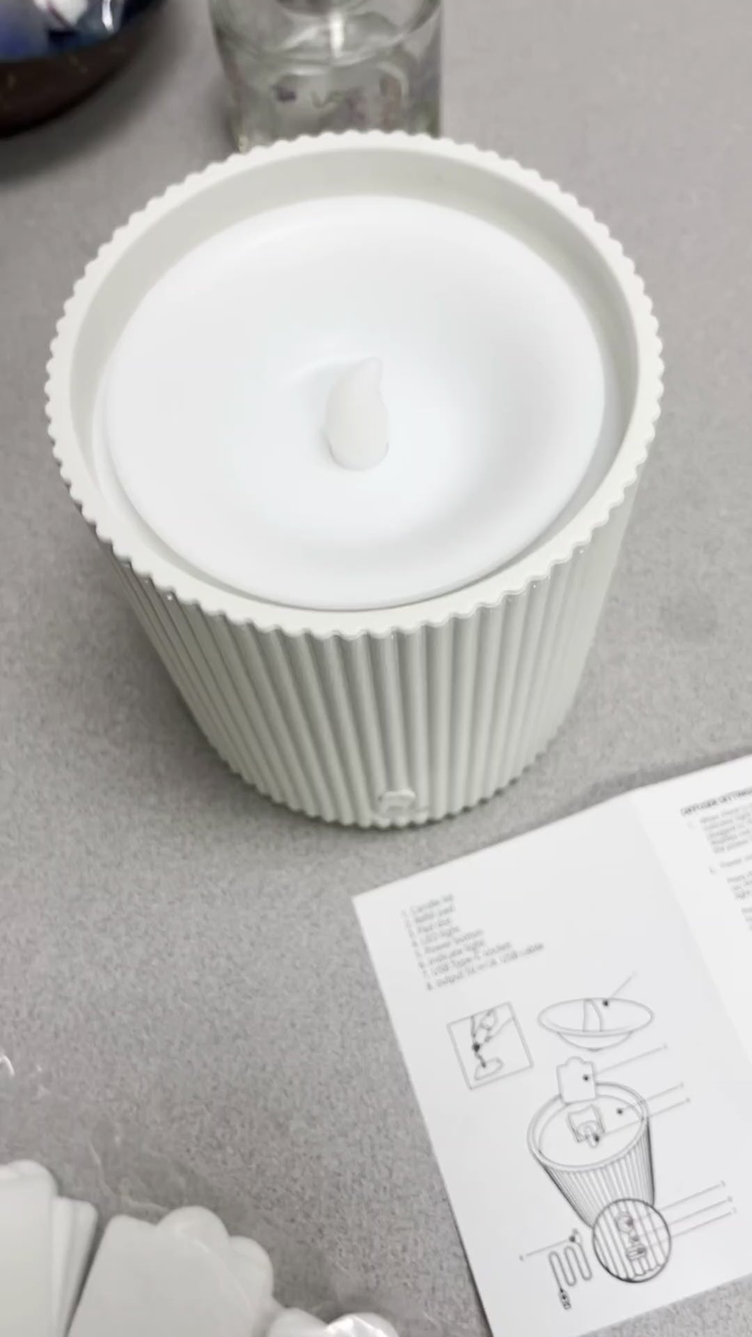 LED Flameless Candle Aromatherapy Diffuser